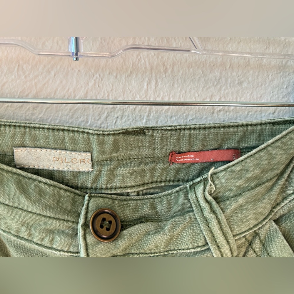 Anthropologie Pilcro Utility Cargo Straight Leg Pants Sz 27 - Picture 6 of 9